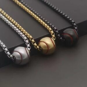 COPY - Stainless Steel Baseball Necklace for Men Women